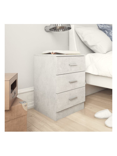 Sonata Нощно шкафче, бетонно сиво, 38x35x56 см, ПДЧ