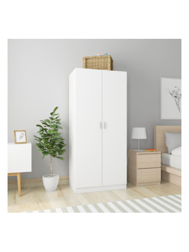 Sonata Гардероб, бял, 80x52x180 см, ПДЧ