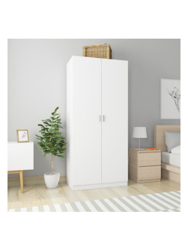 Sonata Гардероб, бял, 90x52x200 см, ПДЧ
