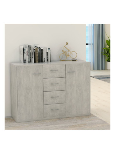 Sonata Бюфет, бетонно сив, 88x30x65 см, ПДЧ