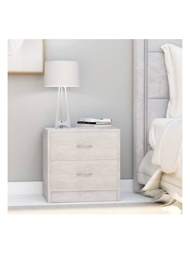 Sonata Нощно шкафче, бетоново сиво, 40x30x40 см, ПДЧ