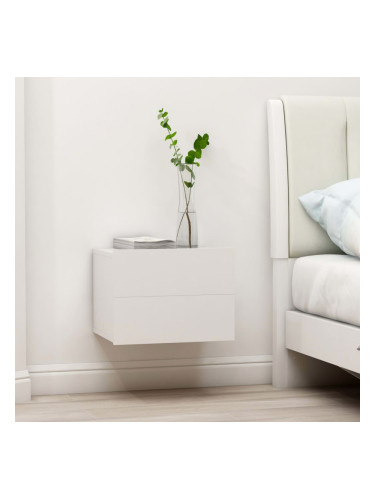 Sonata Нощно шкафче, бяло, 40x30x30 см, ПДЧ