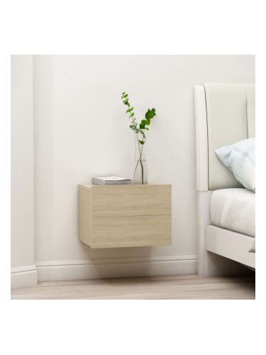 Sonata Нощни шкафчета, дъб сонома, 2 бр, 40x30x30 см, ПДЧ