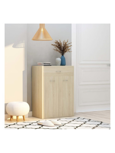 Sonata Шкаф за обувки, дъб сонома, 60x35x84 см, ПДЧ