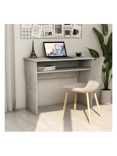 Sonata Бюро, бетонно сиво, 90x50x74 см, ПДЧ