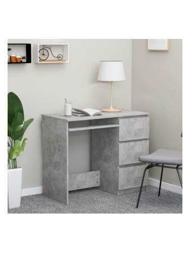 Sonata Бюро, бетонно сиво, 90x45x76 см, ПДЧ