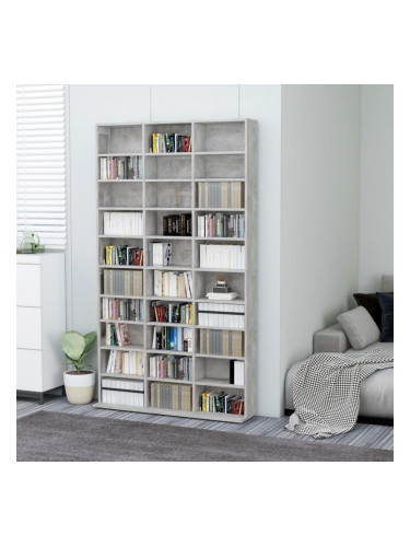 Sonata CD шкаф, бетонно сив, 102x16x177,5 см, ПДЧ