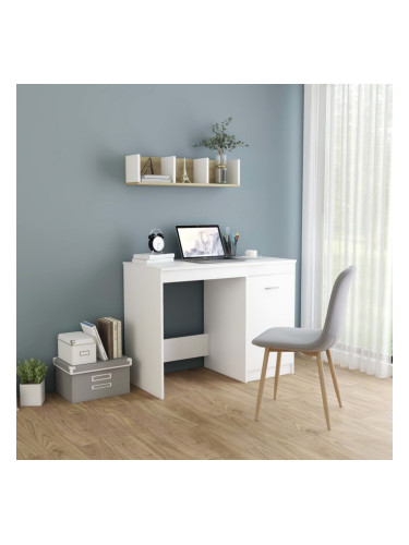 Sonata Бюро, бяло, 100x50x76 см, ПДЧ