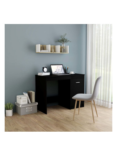 Sonata Бюро, черно, 100x50x76 см, ПДЧ