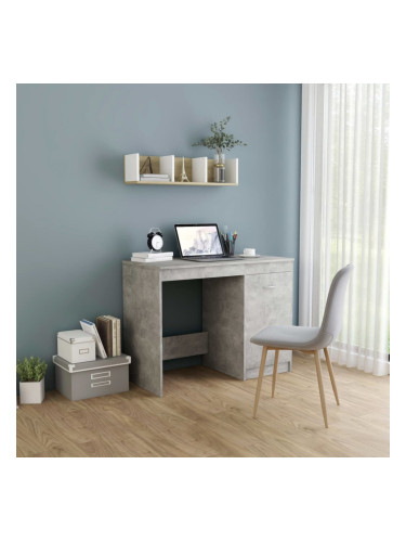 Sonata Бюро, бетонно сиво, 100x50x76 см, ПДЧ