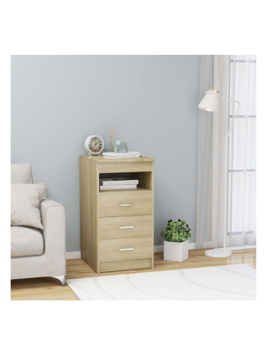 Sonata Шкаф с чекмеджета, дъб сонома, 40x50x76 см, ПДЧ