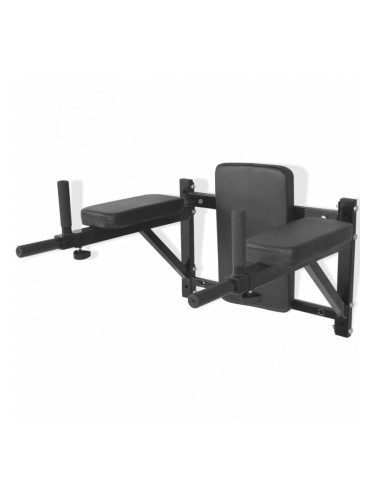 Sonata Фитнес тренажор за кофички, стенен монтаж, черен