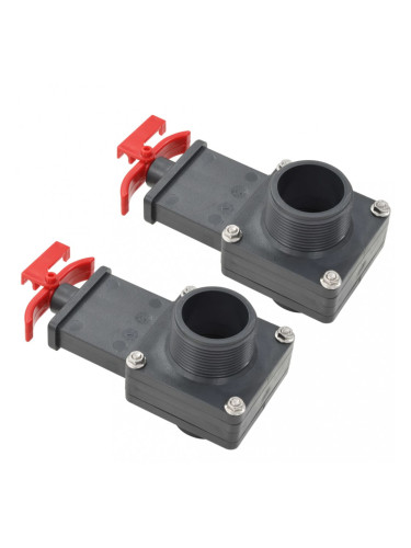 Sonata Вентили за басейни, 2 бр, 1,5"