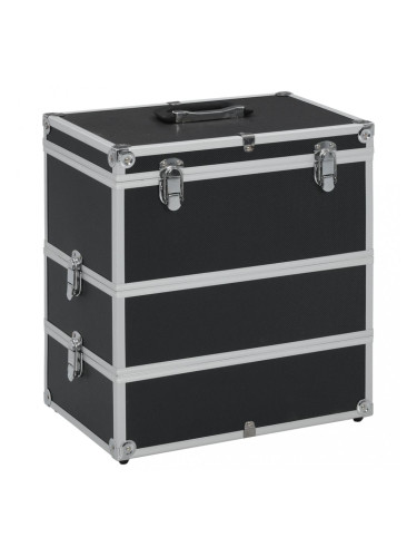 Sonata Куфар за гримове, 37x24x40 см, черен, алуминий