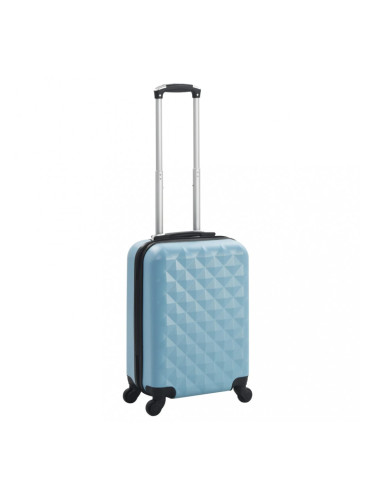 Sonata Твърд куфар с колелца, син, ABS