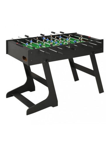 Sonata Сгъваема футболна маса, 121x61x80 см, черна