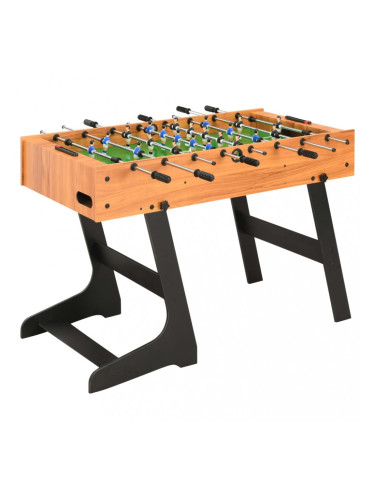 Sonata Сгъваема футболна маса, 121x61x80 см, светлокафява