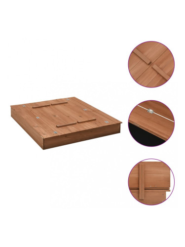 Sonata Пясъчник, чам, 95x90x15 см