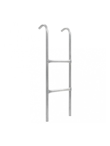 Sonata Стълба за батут с 2 стъпала, стомана, сребриста, 102,6 см