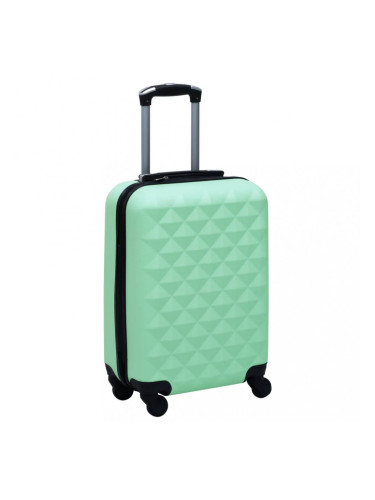 Sonata Твърд куфар с колелца, мента, ABS