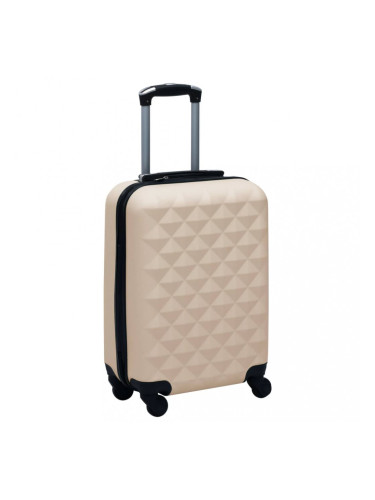 Sonata Твърд куфар с колелца, златист, ABS