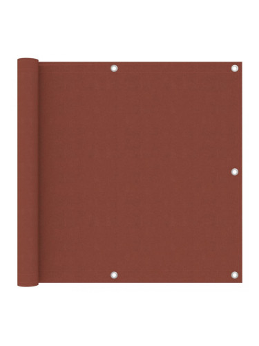 Sonata Балконски параван, теракота, 90x300 см, плат оксфорд