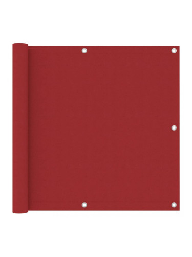 Sonata Балконски параван, червен, 90x400 см, оксфорд плат