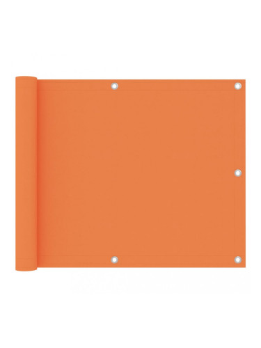 Sonata Балконски параван, оранжев, 75x400 см, плат оксфорд