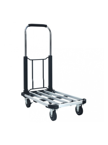 Sonata Сгъваема транспортна количка 150 кг алуминий сребриста