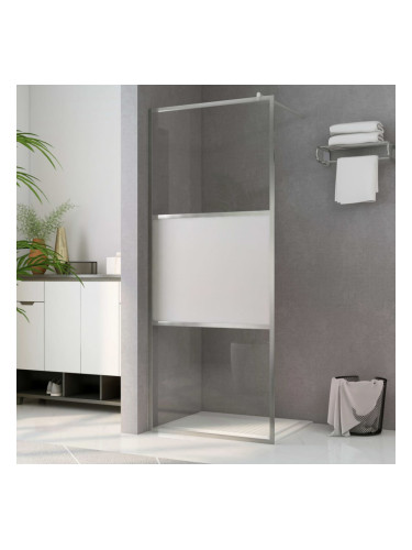 Sonata Стена за душ с матирано в средата ESG стъкло, 100x195 см