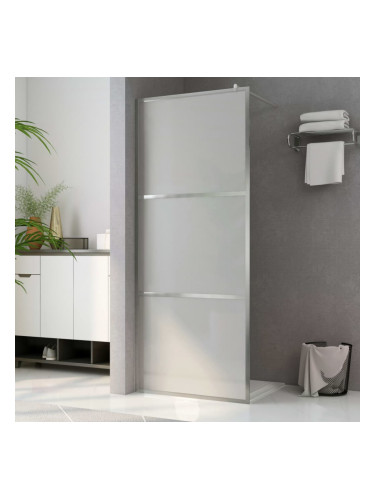 Sonata Стена за душ с изцяло матирано ESG стъкло, 100x195 см