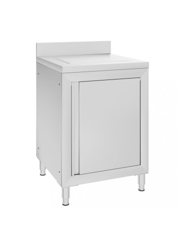 Sonata Търговски кухненски шкаф с отцедник, неръждаема стомана