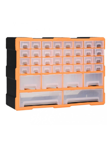 Sonata Шкаф органайзер с 40 чекмеджета, 52x16x37,5 см