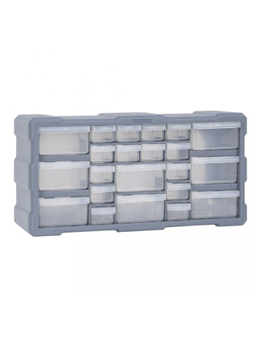 Sonata Шкаф органайзер с 22 чекмеджета, 49x16x25,5 см