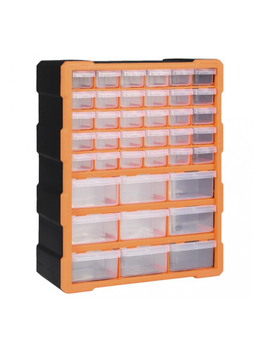 Sonata Шкаф органайзер с 39 чекмеджета, 38x16x47 см