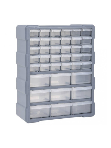 Sonata Шкаф органайзер с 39 чекмеджета, 38x16x47 см