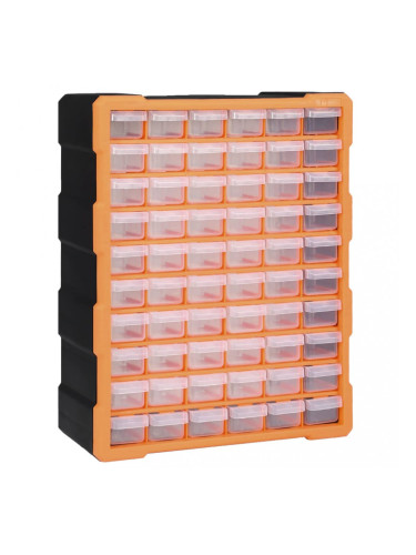 Sonata Шкаф органайзер с 60 чекмеджета, 38x16x47,5 см