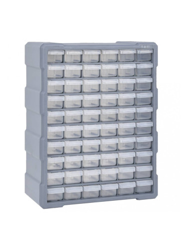 Sonata Шкаф органайзер с 60 чекмеджета, 38x16x47,5 см