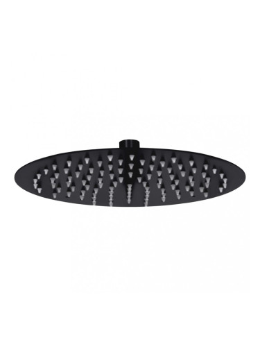 Sonata Rainshower душ пита, инокс, 25 см, кръгла, черна