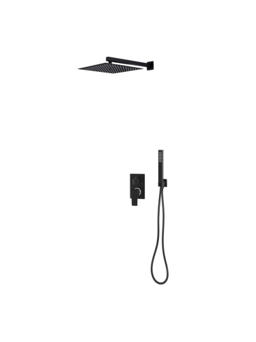 Sonata Душ система, неръждаема стомана 201, черна