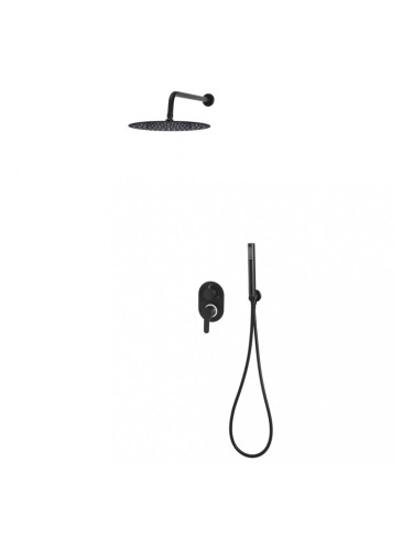 Sonata Душ система, неръждаема стомана 201, черна