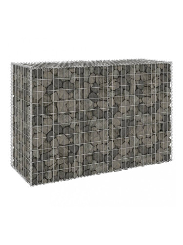 Sonata Габионна стена с капаци, поцинкована стомана, 150x60x100 см
