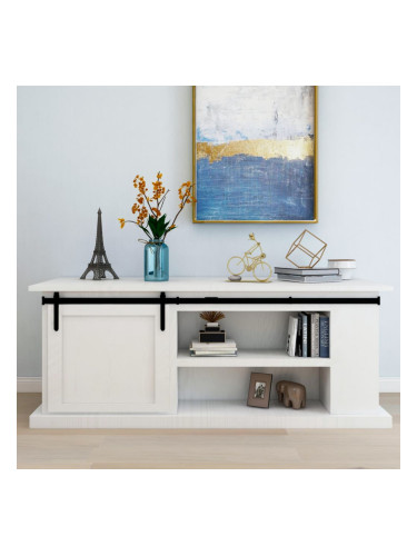 Sonata Мини комплект плъзгаща врата плевня въглеродна стомана 200 см