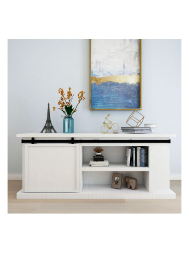 Sonata Мини комплект плъзгаща врата плевня въглеродна стомана 200 см