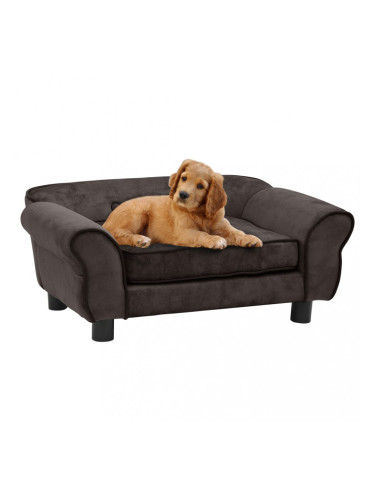 Sonata Диван за кучета, кафяв, 72x45x30 см, плюш