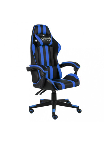 Sonata Геймърски стол, черно и синьо, изкуствена кожа