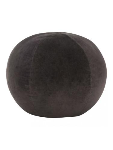 Sonata Пуф, памучно кадифе, 50x35 см, антрацит