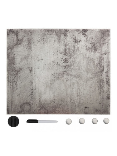 Sonata Магнитна дъска за стенен монтаж, стъкло, 50x50 см