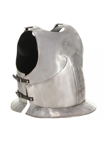 Sonata Средновековна рицарска бронежилетка реплика ЛАРП сребро стомана