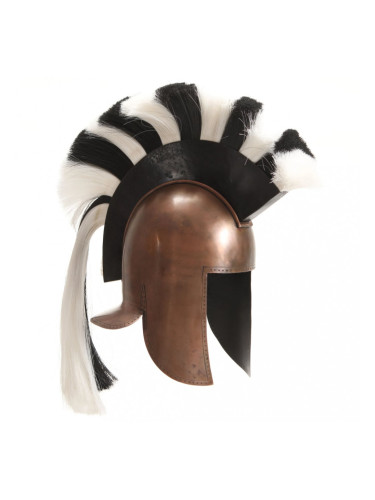 Sonata Гръцки военен шлем, антична реплика, ЛАРП, цвят мед, стомана
